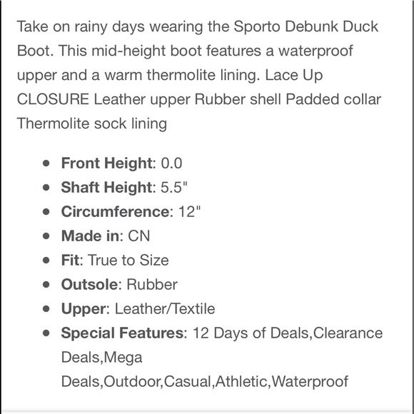 Sporto Genuine Duck waterproof boots - Picture 12 of 12